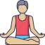 Yoga pose ícono 64x64