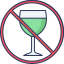 Alcohol prohibition icon 64x64