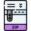 Zip file アイコン 64x64