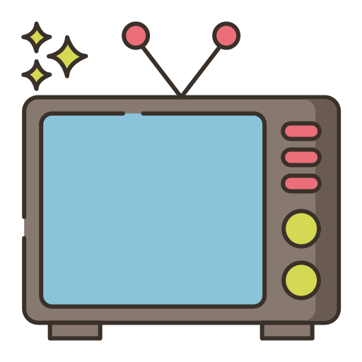 Tv monitor ícono