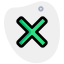 Crossed icon 64x64