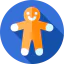 Gingerbread man ícone 64x64