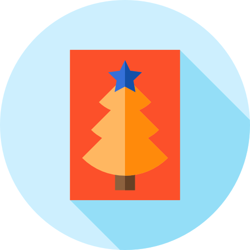 Christmas card icône