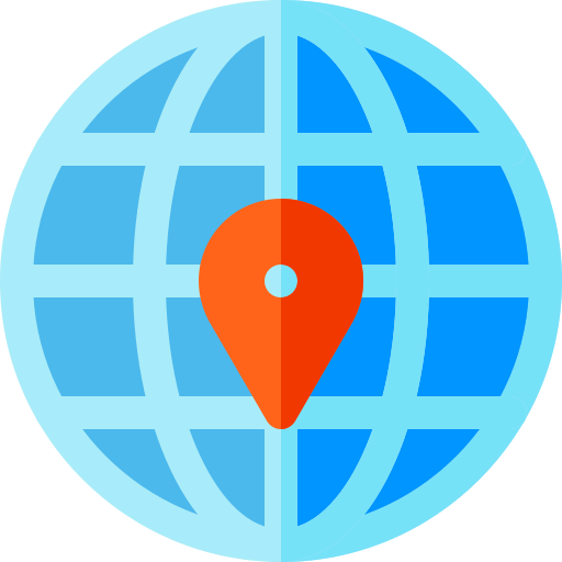 Globe grid icon