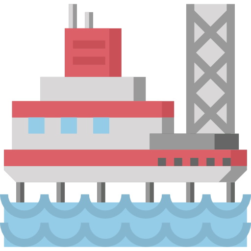 Oil platform icon