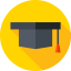 Graduation cap icon 64x64