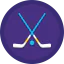Hockey sticks icon 64x64