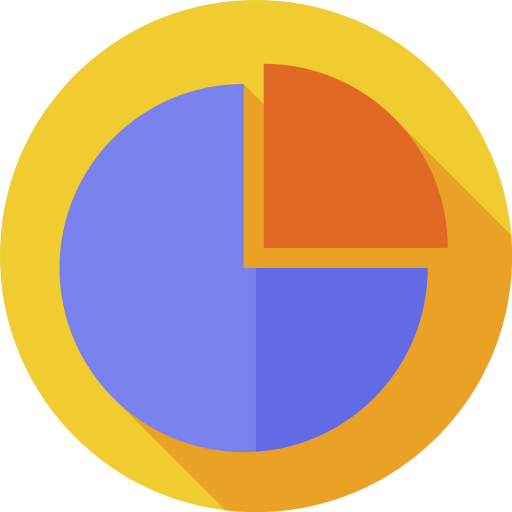 Pie graph icon