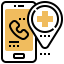 Emergency call icon 64x64