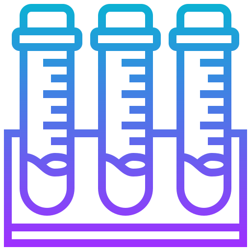 Test tubes icon