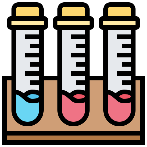 Test tubes icon