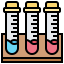 Test tubes icon 64x64
