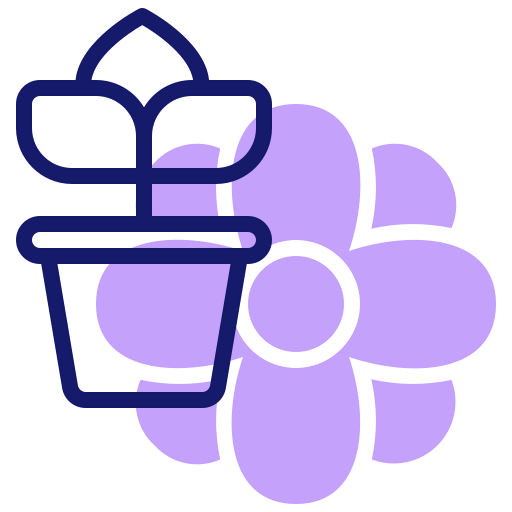 Flower pot icône