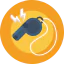 Sports whistle icon 64x64