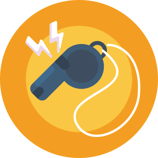 Sports whistle icon