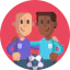 Soccer players icon 64x64
