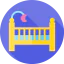 Детская кроватка иконка 64x64