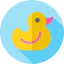 Резиновая утка иконка 64x64