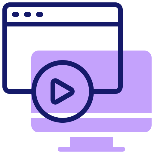 Video display icon