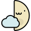 Crescent moon icon 64x64