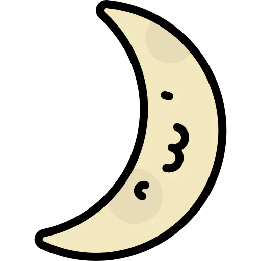 Crescent moon 图标