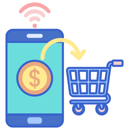 Mobile payment ícono