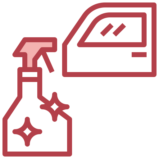 Glass cleaning icon