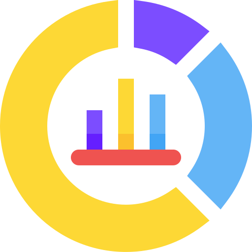 Pie chart ícono