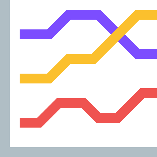 Line chart icon