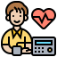 Blood pressure gauge icon 64x64