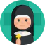 Nun icon 64x64