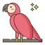 Попугай иконка 64x64
