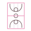 Баскетбольная площадка иконка 64x64
