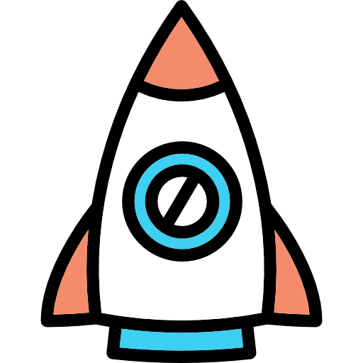 Rocket launch icon