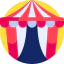 Circus tent biểu tượng 64x64