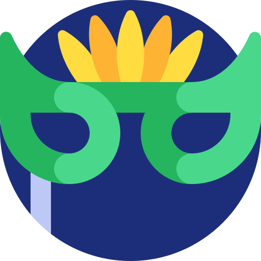 Carnival mask ícone