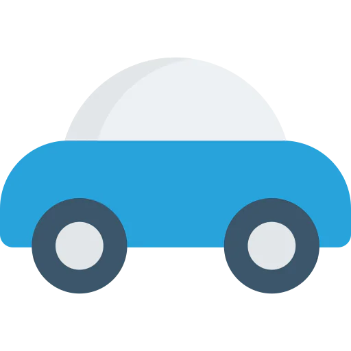 Baby car icon