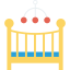 Baby crib icône 64x64