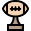 Football trophy icon 64x64