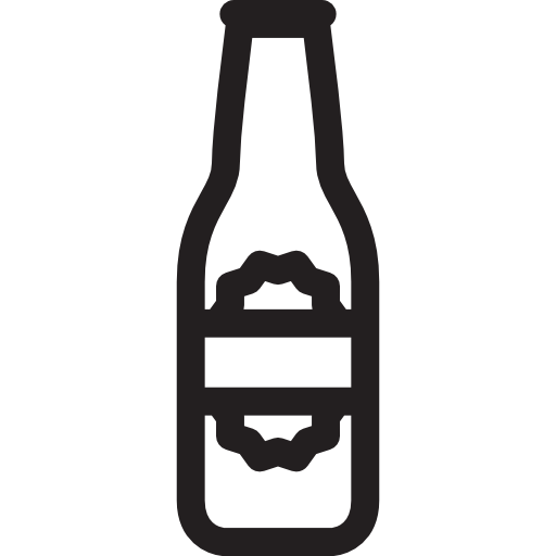 Label Beer Bottle Ikona