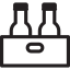 Two Rum Bottles in a Box icon 64x64
