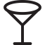 Empty Wine Glass Symbol 64x64