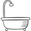Bathtube with Shower icon 64x64