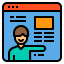 Online learning icon 64x64