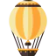 Hot air balloon icon 64x64