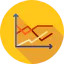 Line chart アイコン 64x64