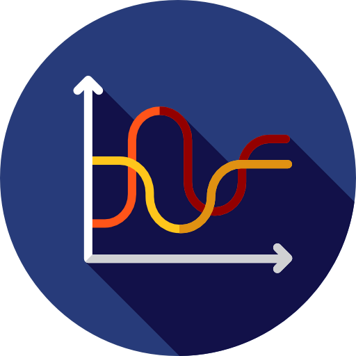 Line chart icon