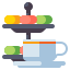 Послеполуденное чаепитие иконка 64x64