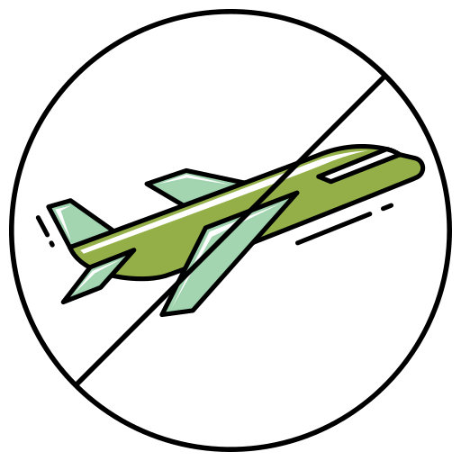 Airplane flying ícono