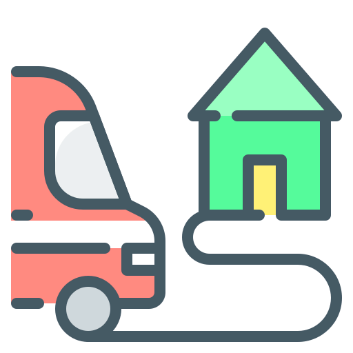 Delivery car icône